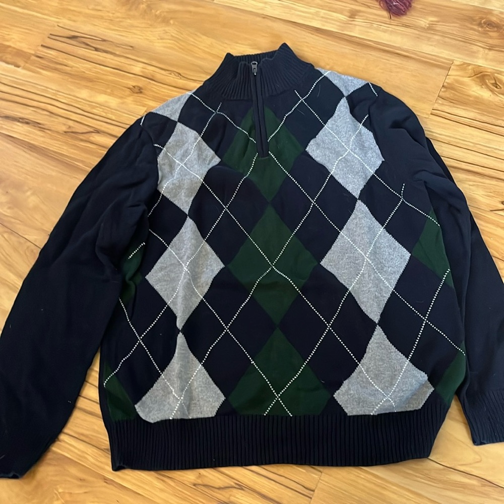 J.Crew Argyle sweater